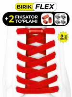 BIRIK FLEX elastik bog‘ichsiz shnurlar, 8 mm, fiksatorli - Image 3